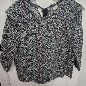 Floral Patterned Women's Top